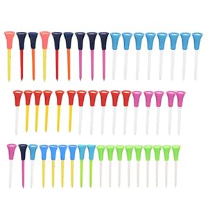 Golf tee 50PCS Plastic Plastic Golf Tees Long Tees 83Mm Mixe