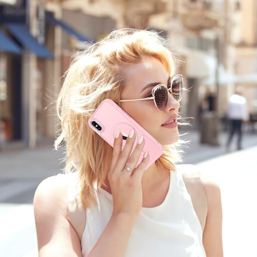 Coque iPhone Xs Max antichoc rose mate pour éviter les rayures - 6