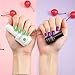 ROSALIND Esmalte Semipermanente UV LED 12pcs Kit Uñas de Pintauñas Gel Soak...