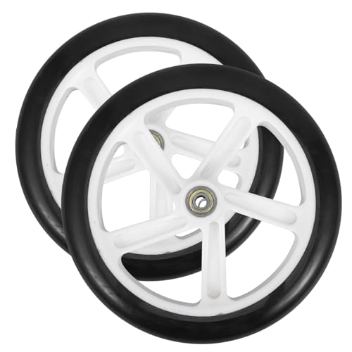 ARTSEWPLY 2個 ショッピングカート用静音交換ホイール 耐久性のあるキャスター車椅子 オフィスチェア対応 安定した走行と簡単取り付け