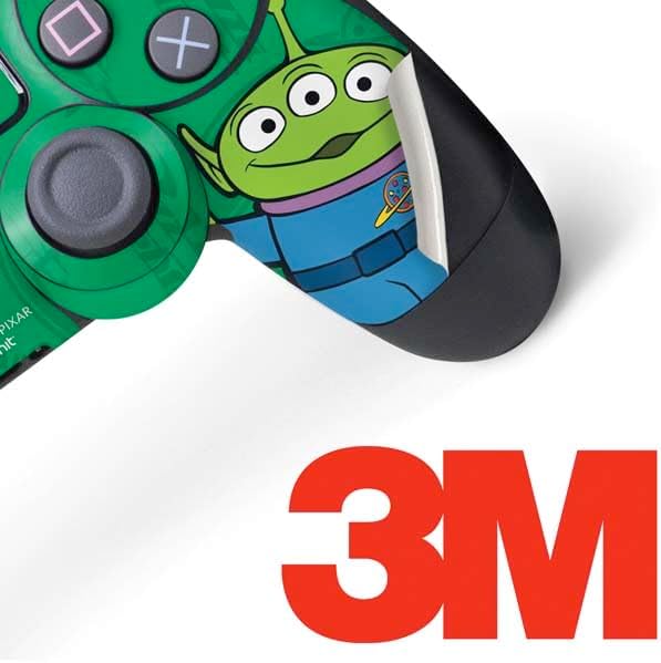 Vista 12 de Skinit Calcomanía para juegos compatible con PS4 Pro/Slim Controller, diseño oficial de Disney Toy Story Alien Collage