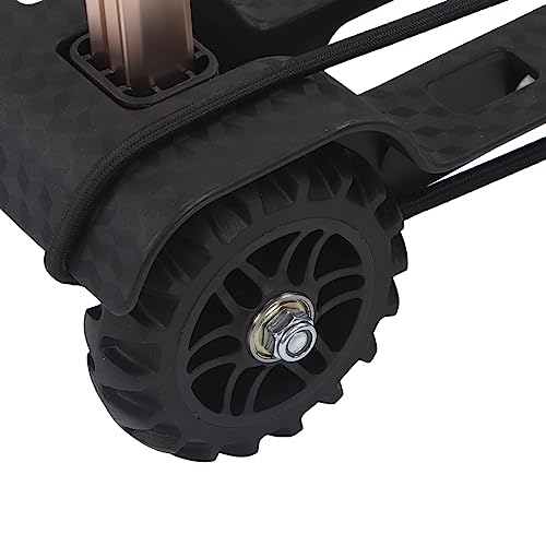 Carretilla plegable de mano con ajuste de 3 secciones y ruedas de goma miniatura 7