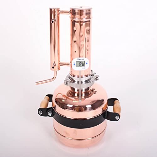 Copper distiller 8 liters (1.7 gallon) Pot Still