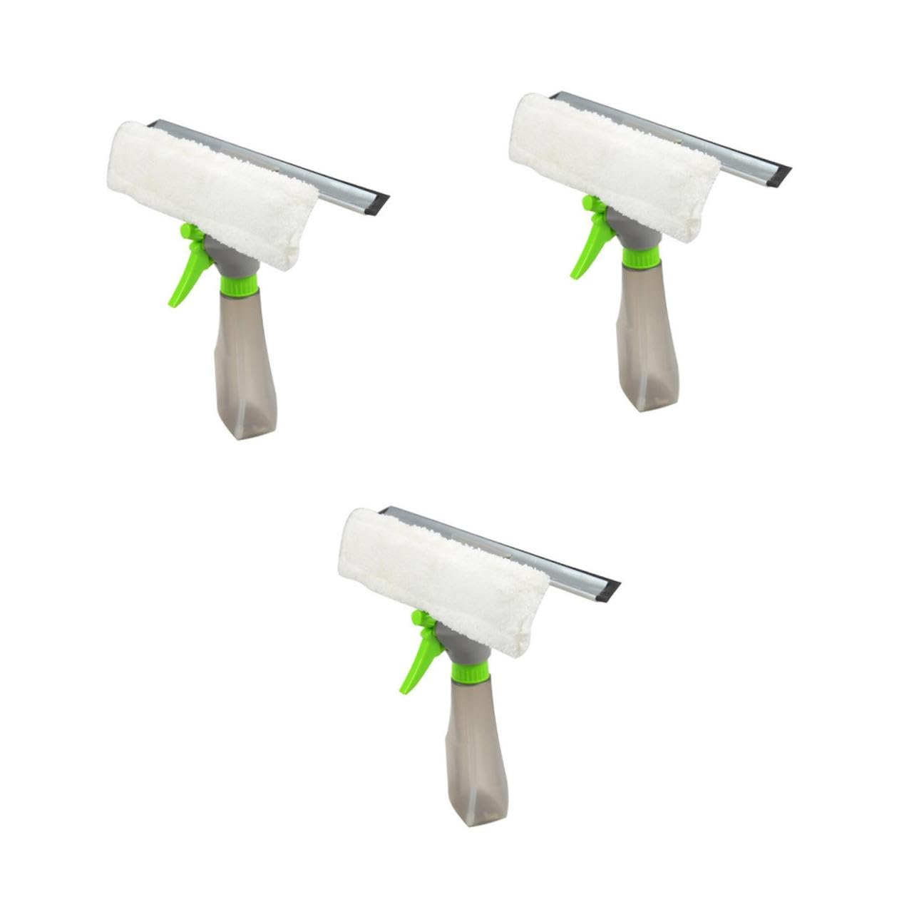 Kit raclette vitre rechargeable Healvian avec spray de nettoyage de verre 3 pièces