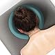 KBIBCK Massage-Gesichtswiegenkissen, Lochkissen Massage Kopfstütze, U-förmiges Lochkissen Massage Kopfstütze, Massage Gesichtskissen, Gesichtskissen Für Spa Salon Massagebett(Blaue Gelassenheit)