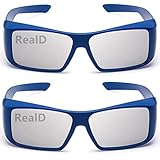 AoHeng 3D Glasses for Movies/Theater/Cinema/Passive 3D TV(RealD)2Pack