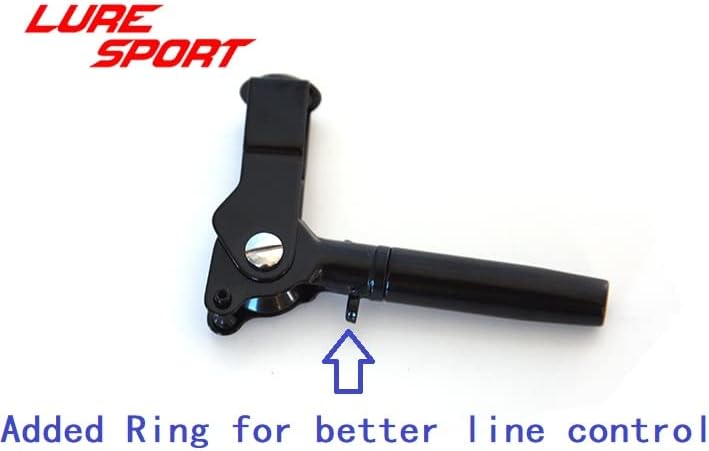LureSport Swivel Roller Top Guide Heavy Duty Boat Rod Guide with Ceramics Reel Rod Building Component Repair DIY Accessory