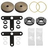 MDEOOSKY 51072-54 Headlight Headlamp Motor Repair Kit with Fix Brass Gear, Replacement for Chevy Corvette C5 2000-2004 Replacement for Pontiac Firebird Trans Am 1993-2002, Replaces 51072-54