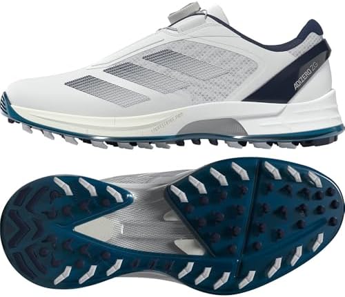 adidas Men's Adizero ZZ Low Boa Golf Shoes, Core Black/Silver