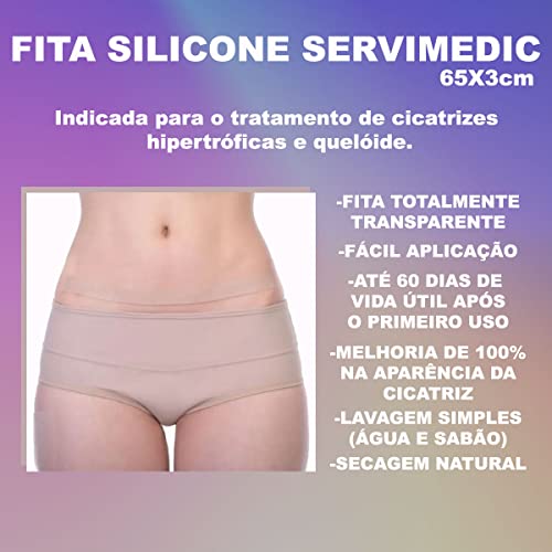 Fita para Cicatrizes Hipertróficas e Quelóides 65x3cm