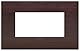 VIMAR SERIE Arke – Rahmen Classic 4 Module Holz Wenge