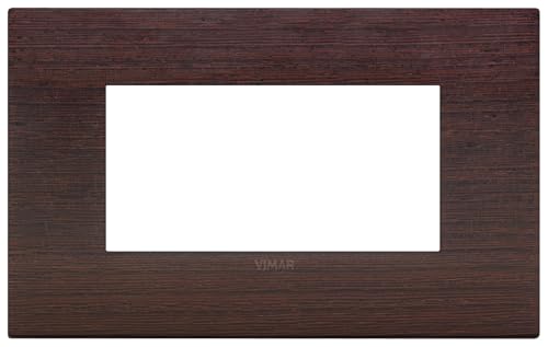 Cadre Classic 4 modules bois wenge VIMAR Arke pour plaques électriques de maison