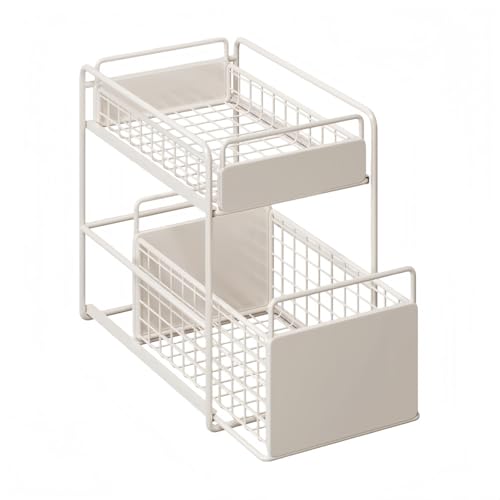 KUBERAS�V���N�����[���b�N �X���C�h�� 2 �i �z���C�g�X�`�[���� �L�b�`���p�����o�����b�N �������X�p�C�X�����I �������V���v���f�U�C�� �V���N������[�I�[�K�i�C�U�[ �H�포������ �V���������L�b�`�����[ (�z���C�g,40*40*22cm)