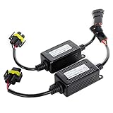 SOCAL-LED LIGHTING H11 H8 5202 LED Decoder Upgraded Strong Canbus Error Code Warning Canceller Anti Flicker Relay Adapter, Pack of 2