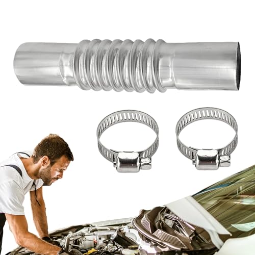 Naqqios Colector de escape de 24 mm, 24 mm, conector de tubo de escape para calefacción de coche