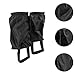 FytStycale Leg Covers for Snowy Hiking Footwear During Backpacking and Trekking, Black