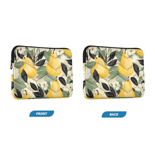 Funda para portátil 13-14 pulgadas con hojas y flores miniatura 2