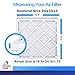 Filter King 20x35x2 Air Filter | 4-PACK | MERV 8 HVAC Pleated A/C Furnace Filters | MADE IN USA | Actual Size: 19.5 x 34.5 x 1.75