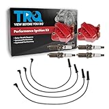 TRQ Ignition Coil and Spark Plug Kit 7 Piece Iridium Spark Plugs Compatible with 1996-1997 Chevrolet S10 1996-1997 GMC Sonoma 1996-1997 Isuzu Hombre