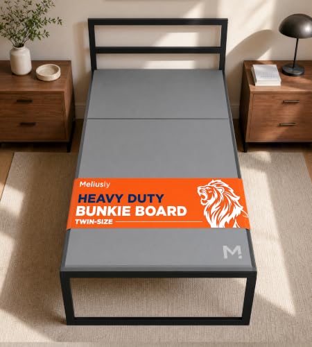 Meliusly Heavy Duty Bunkie Board Twin Size (38x75) - Under Bed...