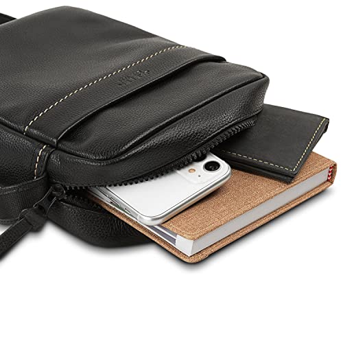 JASLEN - Borsello Uomo Tracolla Pelle - Borsellino...