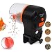 Upettools Automatic Fish Feeder, Aquarium Tank Timer Feeder with 2 Fish Food Dispensers (Orange)