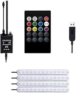 Mioloe New RGB Car Interior Atmosphere Lights Foot Light USB Remote Control Interior