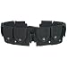 Ultimate Arms Gear Tactical Stealth Black 10 Pocket Utility Pouch Cartridge Ammo Tool Heavy Duty Cotton Canvas Belt