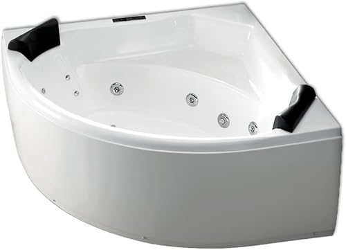 Supply24 since 2004 Whirlpool Badewanne Karibik Profi 150x150 cm – Made in Germany – 21 Massage-Düsen, Heizung, Ozon, LED – ohne Armaturen – für 2 Personen Supply24 since 2004 Whirlpool Badewanne Karibik Profi 150x150 cm – Made in Germany – 21 Massage-Düsen, Heizung, Ozon, LED – ohne Armaturen – für 2 Personen