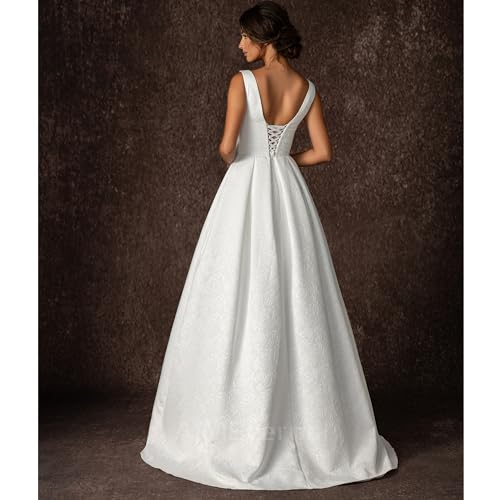 Bride Wedding Dress of Elegant Royal Style,2024 Summer Beach Wedding Gown Simple Series,Summer Wedding Guest Dress Front Slit4