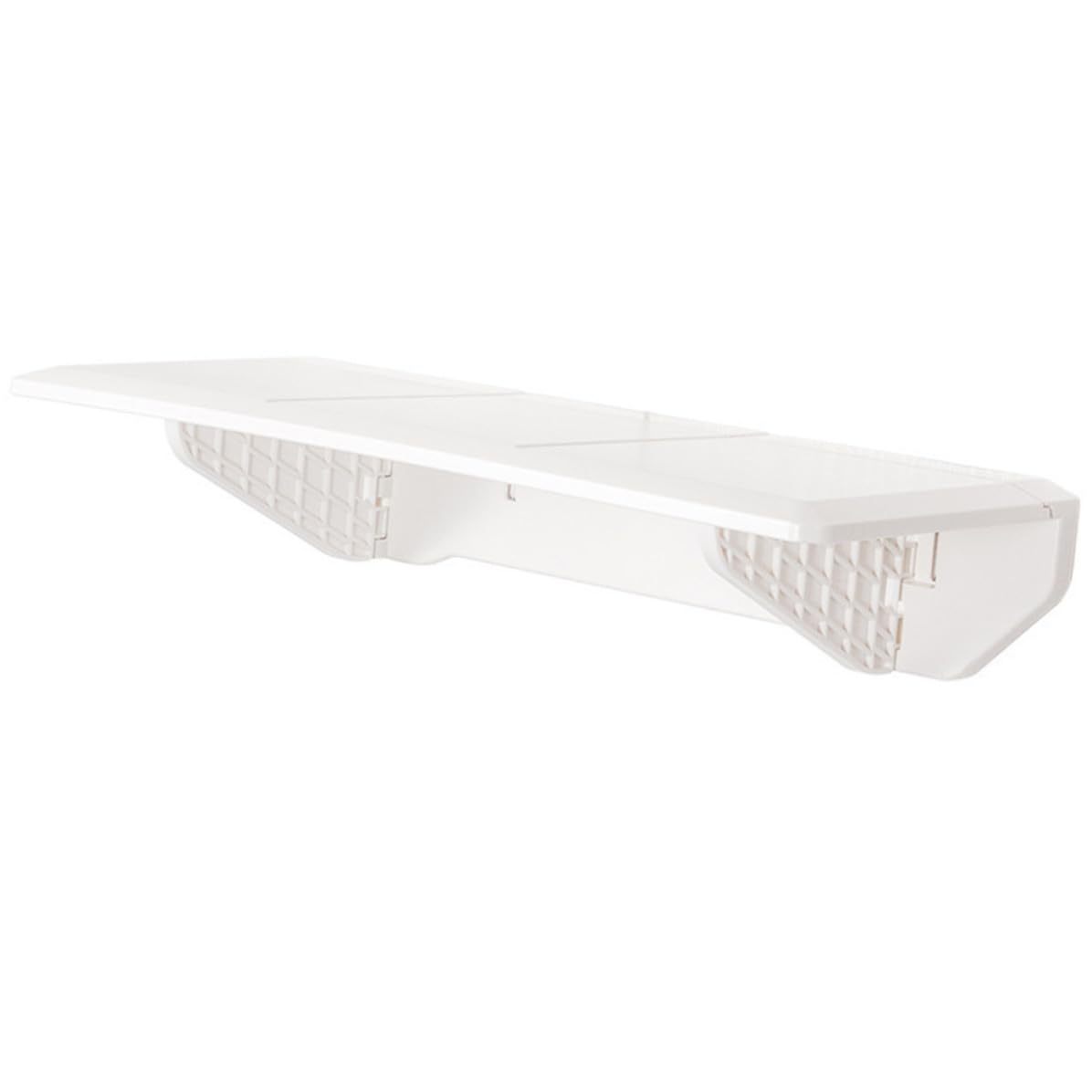 Étagère murale blanche pliable sans perçage Kichvoe en PP