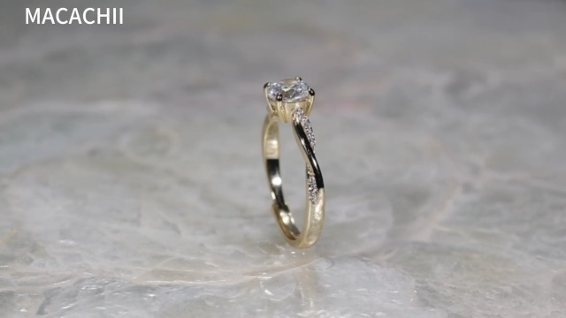 Anello Donna Argento 925 Con Zirconia - Regolabile, Per Fidanzamento O Anniversario