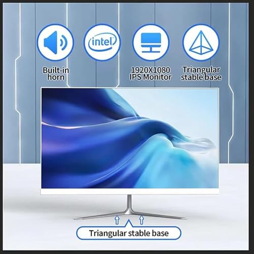 Image of 23.8 inch All-in-One Business Desktop Computer, i5-2520M, 16GB RAM, 512G SSD, Windows 10 Pro, Webcam, WiFi, Bluetooth, Mouse, Keyboard