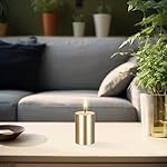 Mega Candles 3 pcs Unscented Solid Gold Pillar Candles, Hand Poured Premium Wax Candle 2 Inch x 3 Inch, Home Décor, Spas, Weddings, Celebrations, Party, Centerpieces, Holidays, Vigils, Prayers - Image 3