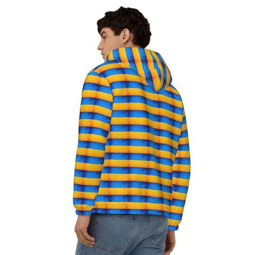 Sweat à capuche imprimé drapeau ukrainien homme chaud - 6