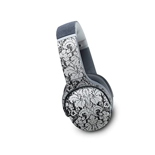 Image of MightySkins Carbon Fiber Skin Compatible with Skullcandy Crusher Evo Wireless - Floral Retro | Protective, Durable Textured Carbon Fiber Finish | Easy to Apply | Made in The USA
