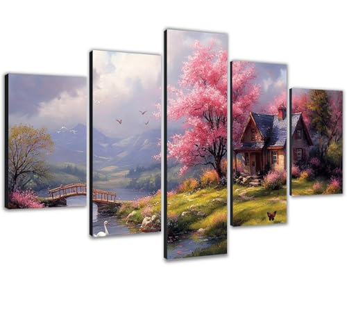 Diamond Painting Fleur 150x75cm Cabine Broderie Diamant Grand Format