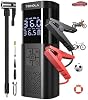Arrancador portátil TEMOLA para auto, arrancador de batería portátil de 150PSI | Compresor de aire, caja de arranque con pantalla LCD y luz LED para vehículos de gasolina y diésel 2