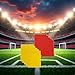 Galepromot 10Pcs Red Yellow Referee Card Set Sports Soccer Referee Warning Cards for Football Soccer Coach and Referee Scorebooks