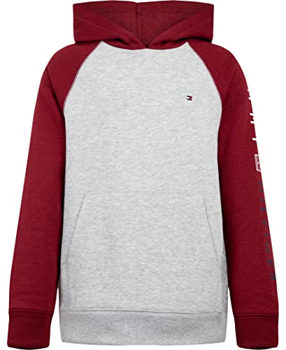 Tommy Hilfiger Boy's Long Sleeve Fleece Pull-over Hoodie