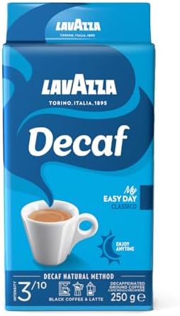 （10:30時点） LAVAZZA (ラバッツァ) デカフェ カフェインレス 粉 250g レギュラーコーヒー ドリップ フィルター エスプレッソ