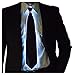 Neon Nightlife Light Up Neck Tie for Men, White