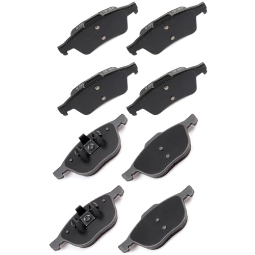 Image of CCIYU Front Rear D1044 D1095 Disc Brake Pad Sets Fit For Ford For Escape 2013-2016,For Focus 2012-2018,For Transit Connect 2014,For Mazda For 3 2005-2013,For 3 Sport 2009-2010 2012, Brake Pads 8PCS