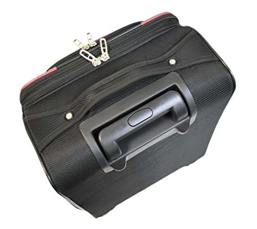 Luggage Set, Extremely Lightweight, Spinner Wheels, Expandable, 20 ", 24" and 28", 3 Piece Set. Carry On Size Included (Black)3