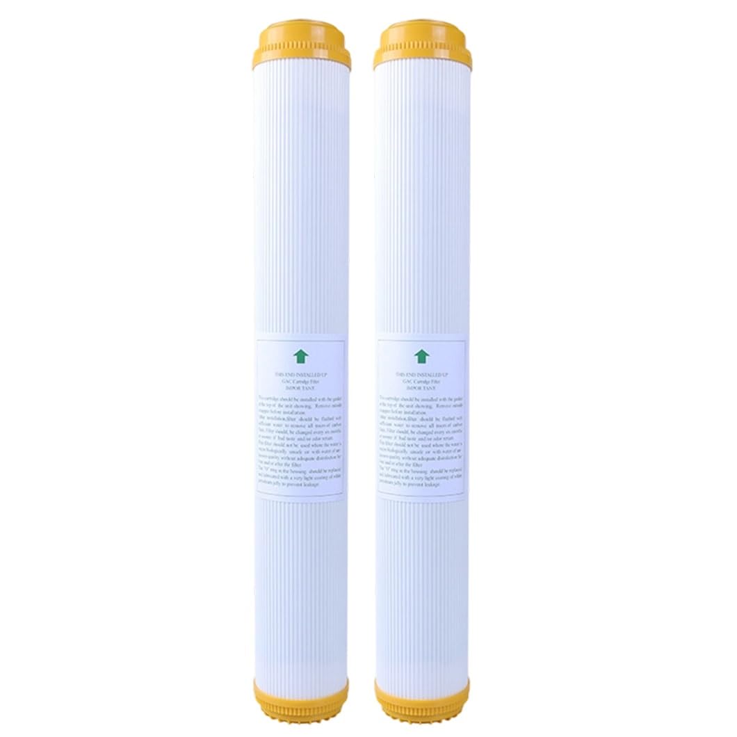 Filtres charbon actif T33 20in pour système osmose inverse et filtration eau haut débit