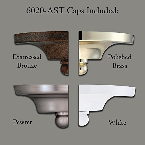 Designers Fountain 6020-Ast Wall Sconce, 13 In , White #TOP2