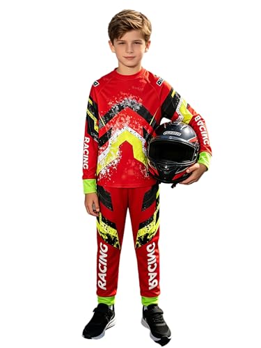 Combinaison motocross garçon pour éviter les écorchures en vélo