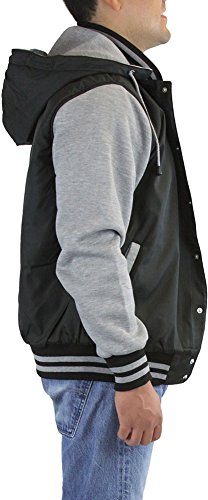 Image of ToBeInStyle Men's Polar Fleece Long Sleeve Zip Up Kangaroo Pocket Cold Weather Hoodie Jacket