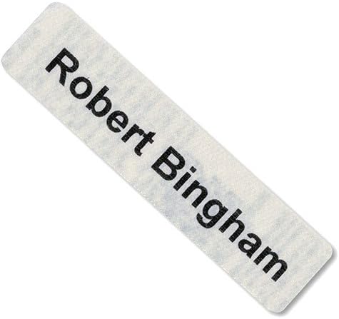 Large ID Printed Name Tapes/Labels IRON-ON School Uniform tags Pre-Cut nametapes in Soft satin fabric - TO SEND PRINTING DETAILS - TO SEND NAME use the GIFT MESSAGE OPTION at the checkout. (24)
