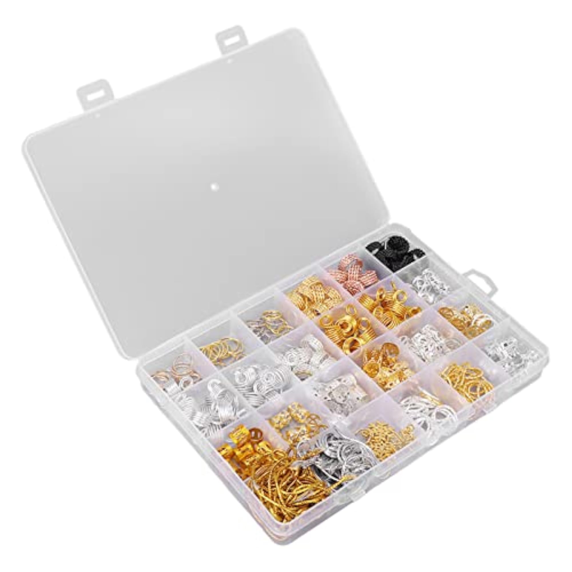 Dreadlock Hair Cuff, 259pcs DIY Wear Resistant Compact Portable